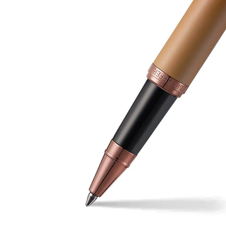 Sheaffer VFM 9428 Coffee Edition Matt Brown Pen with Regal Brown PVD Trims - Retail Maharaj