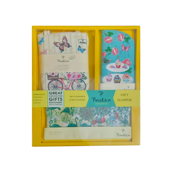 Pinaken Gift Hamper Set with Sling Bag Spectacle Case and Pencil Pouch - Retail Maharaj