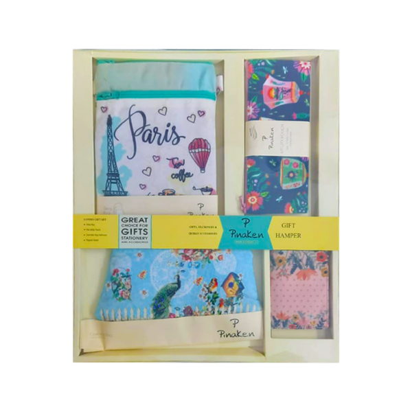 Pinaken Premium Gift Hamper Set with Sling Bag Utility Pouch Cosmetic Bag and Wallet - Retail Maharaj