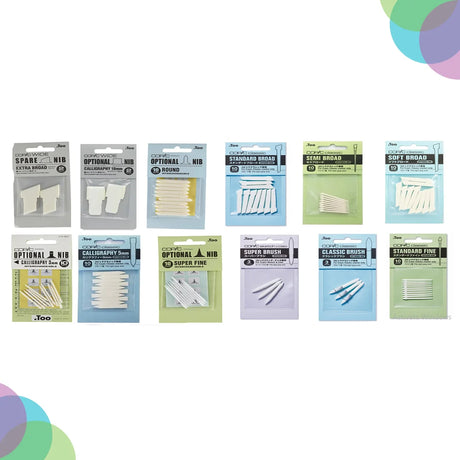 Copic Replacement Nibs for Precision Control and Extended Marker Life - Retail Maharaj