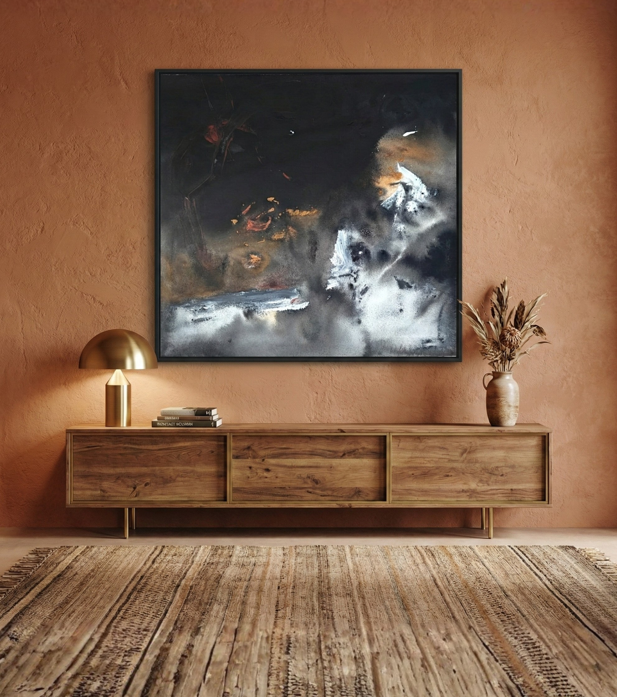 Premium Cosmic Abstract Fine Art – "Voyage Dans l'Espace"