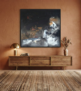 Premium Cosmic Abstract Fine Art – "Voyage Dans l'Espace"