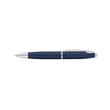 Cross AT0112-18 Calais Matte Metallic Ballpoint Pen Midnight Blue with Chrome Trims - Retail Maharaj