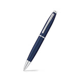 Cross AT0112-18 Calais Matte Metallic Ballpoint Pen Midnight Blue with Chrome Trims - Retail Maharaj