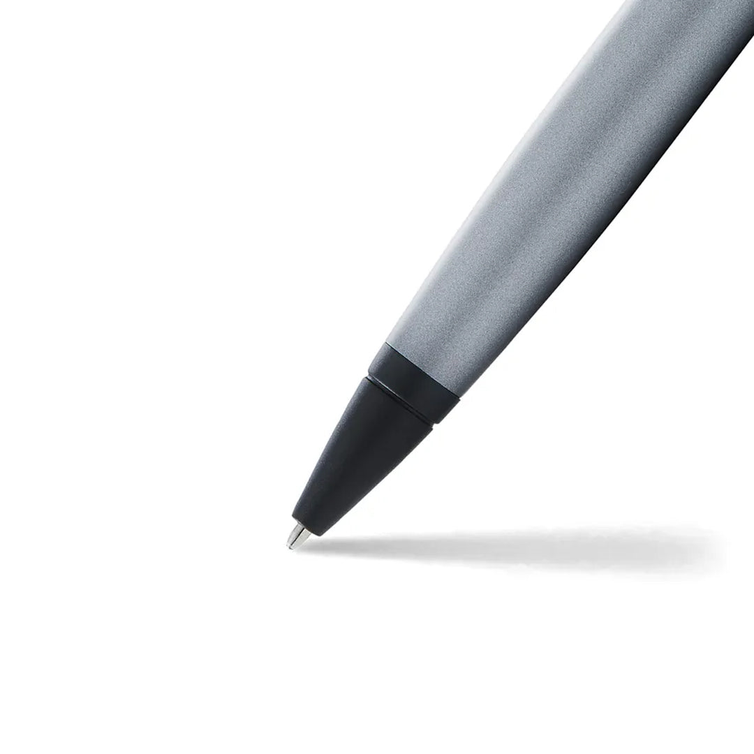 Cross Calais Gray Black Lacquer Ballpoint Pen with Premium Finish - Retail Maharaj