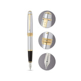 Cross Classic Century Lustrous Chrome Slim Ballpoint Pen