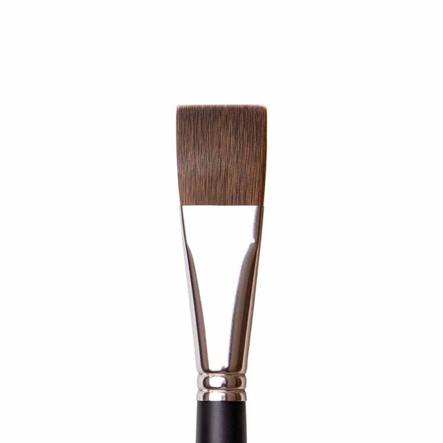 Retail Maharaj Flat Brush Size 18 Velour Mix Media - Retail Maharaj