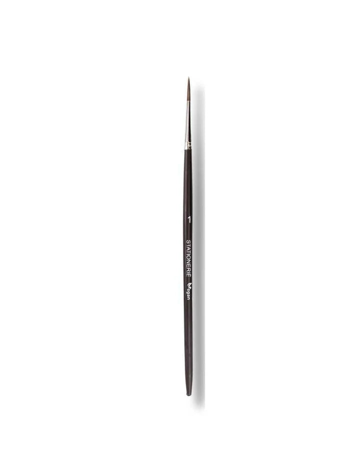 Stationerie Round Brush Size 1 Velour Mix Media - Retail Maharaj