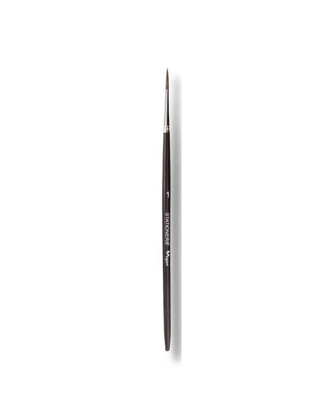 Stationerie Round Brush Size 1 Velour Mix Media - Retail Maharaj