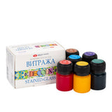 Decola Stain Glass Colour Set – 6 × 20 ml (Made in Russia) - Retail Maharaj