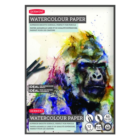 Derwent Watercolour Pad Heavyweight Acid Free Paper 300 GSM - Retail Maharaj