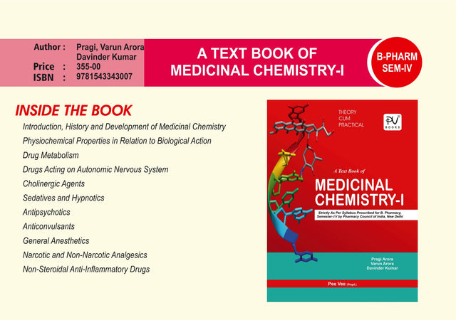 MEDICINAL CHEMISTRY (B. PHARM 4TH SEMESTER) - Retail Maharaj