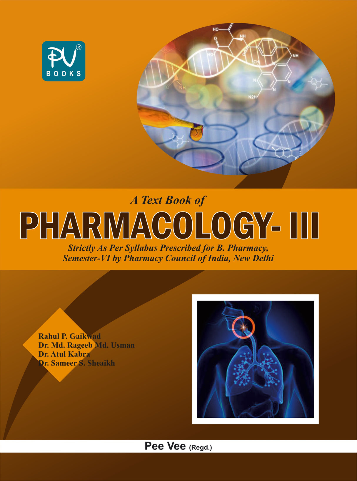 TEXTBOOK OF PHARMACOLOGY-III (SEM VI) B.PHARM - Retail Maharaj
