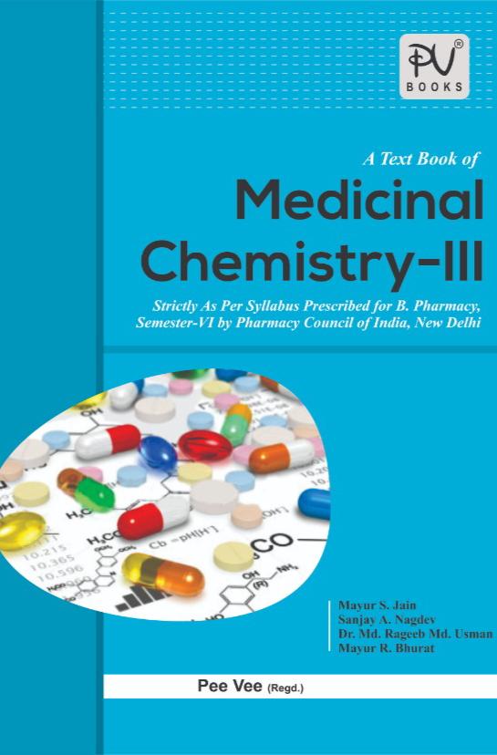 TEXTBOOK OF MEDICINAL CHEMISTRY-III (SEM VI) B.PHARM - Retail Maharaj