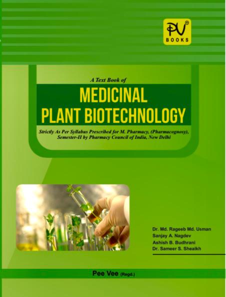 TEXTBOOK OF MEDICINAL PLANT BIOTECHNOLOGY - Retail Maharaj