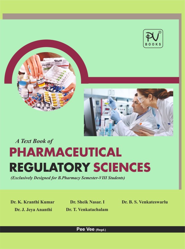 TEXT BOOK OF PHARMACEUTICAL REGULATORY SCIENCES (B.PHARM 8TH SEM.) - Retail Maharaj
