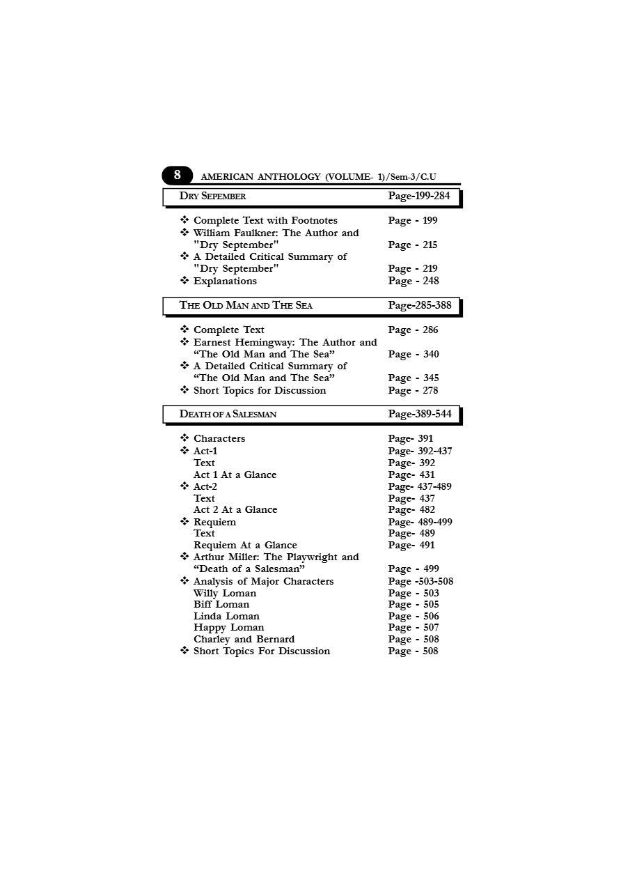 American Anthology (DSC-4) (Vol-1) & Model Q&A (Vol-2), Semester-3, C.U (English Version) - Retail Maharaj