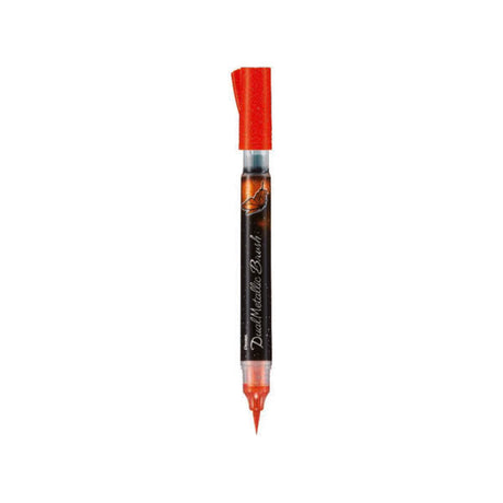Pentel Dual Metallic Brush Pen Opaque Metallic Ink - Retail Maharaj