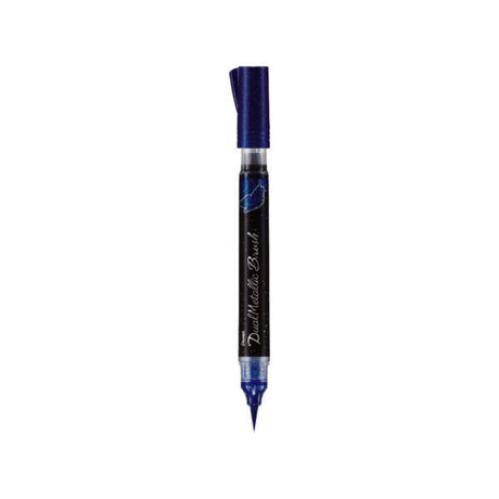 Pentel Dual Metallic Brush Pen Opaque Metallic Ink - Retail Maharaj