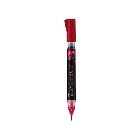 Pentel Dual Metallic Brush Pen Opaque Metallic Ink - Retail Maharaj