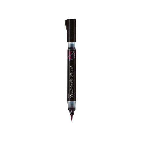 Pentel Dual Metallic Brush Pen Opaque Metallic Ink - Retail Maharaj