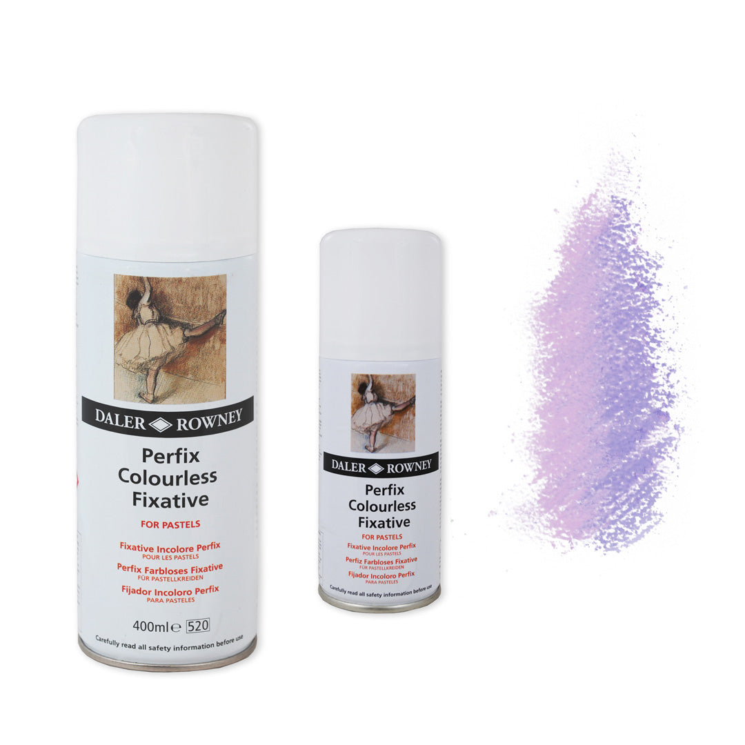 Daler Rowney Perfix Colourless Fixative Spray for Charcoal & Pastel – 150ml / 400ml - Retail Maharaj