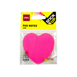 Deli A03202 Assorted Shape Sticky Notes 76x76mm Fluorescent Paper - Retail Maharaj