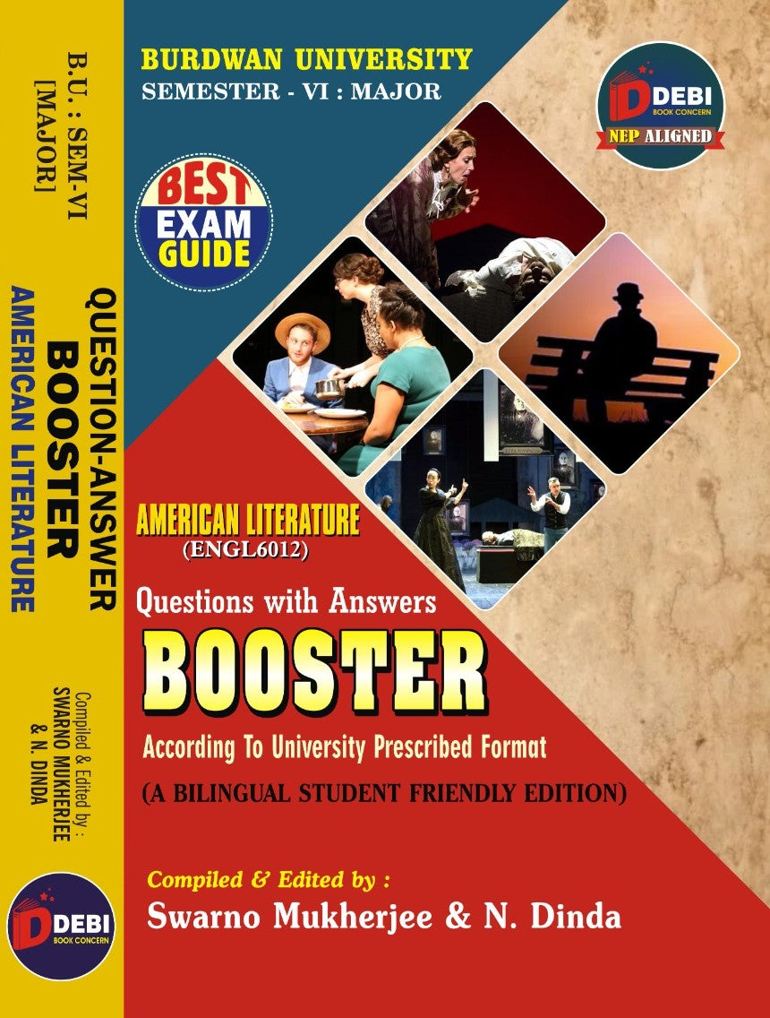 Questions with Answers BOOSTER American Literature (ENGL6011) B.U. SEM-VI [MAJOR] (English Version) - Retail Maharaj