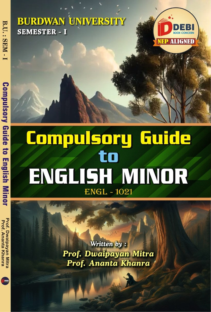 Compulsory Guide to English Minor [ENGL- 1021] Burdwan University Semester 1 (English Version) - Retail Maharaj