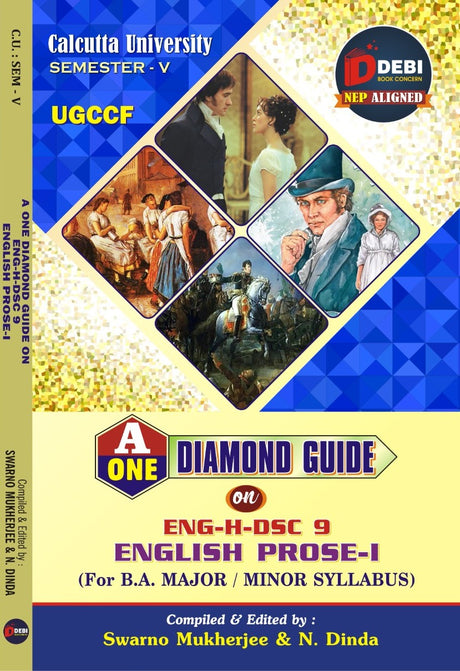 A One Diamond Guide on English Prose-I [ENG-H-DSC 9] for Calcutta University SEM-V: NEP Aligned B.A. Major/Minor Syllabus - Retail Maharaj