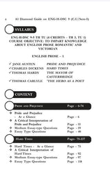 A One Diamond Guide on English Prose-I [ENG-H-DSC 9] for Calcutta University SEM-V: NEP Aligned B.A. Major/Minor Syllabus - Retail Maharaj