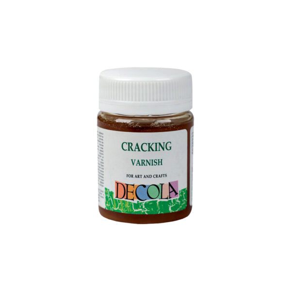 Decola Cracking Varnish for Craquelure Decorative Effects - Retail Maharaj