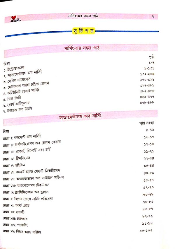 Nursinger Sahaj Path Fundamental Of Nursing (Bengali Version) - Retail Maharaj