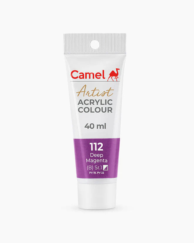 Camel Artist Acrylic Colours (Individual Tube of 40ml) - Retail Maharaj