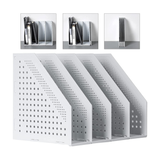 Deli Foldable Quadruplicate Magazine File A4 Desk Organizer - Retail Maharaj