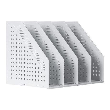 Deli Foldable Quadruplicate Magazine File A4 Desk Organizer - Retail Maharaj