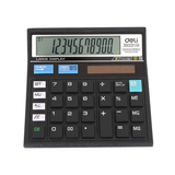Deli 39231B 12-Digit 120 Step Check Desktop Calculator Black - Retail Maharaj