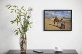 Premium Photographic Art – Desert Royalty: Pyramids of Giza, Cairo by Sayantan Sengupta (8"x12")