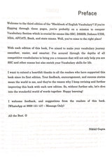 Topper's Choice Original BLACKBOOK of English Vocabulary by Nikhil Gupta – SSC, DSSSB, Defence, and Competitive Exams (2024 Edition) – One Word Substitutions, Idioms, Synonyms, Antonyms, Phrasal Verbs, & More – 20000+ Words (English/Hindi) - Retail Maharaj