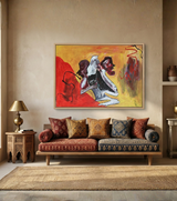 Premium Large Abstract Fine Art – "Duality"