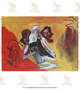 Premium Large Abstract Fine Art – "Duality"