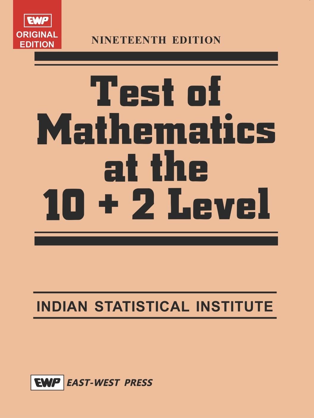 Test of Mathematics at the 10+2 Level [Nineteenth Edition] (English Version) - Retail Maharaj