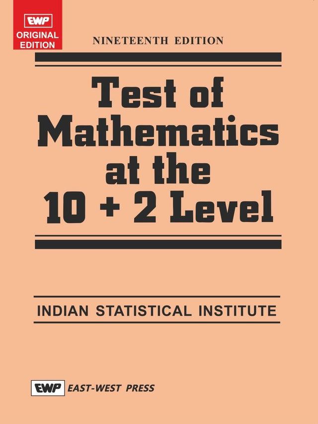 Test of Mathematics at the 10+2 Level [Nineteenth Edition] (English Version) - Retail Maharaj