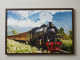 Echoes of Steel Through Himalayan Silence – Digital Artwork by Debashis Sen (36 × 24 Inch)