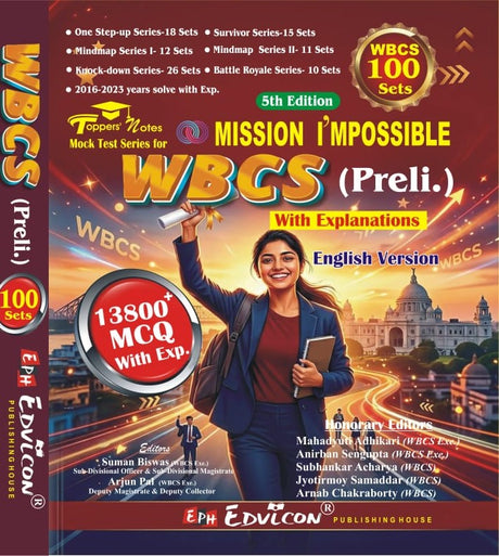 MISSION I'MPOSSIBLE WBCS (Preli.) 100 practice Set 5th Edition (Bengali Version) - Retail Maharaj