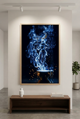 Ethereal Ascendance of Mahadev – Digital Artwork by Debashis Sen (36 × 24 Inch)
