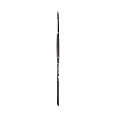 Stationerie Round Brush Size 4 Velour Mix Media - Retail Maharaj