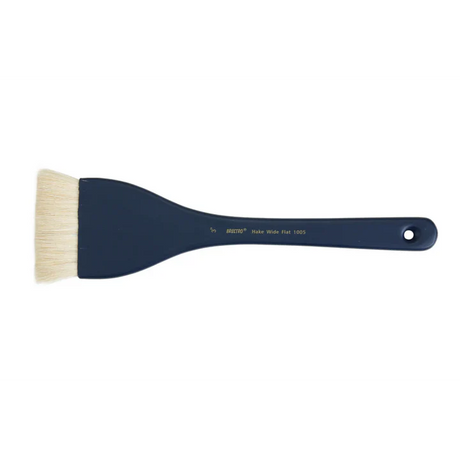 Brustro Artists Hake Flat Watercolour Brush Series 1005 Size 3 Inch - Retail Maharaj