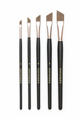 Retail Maharaj Angular Brush Set of 5 Velour Mix Media - Retail Maharaj