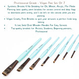 Retail Maharaj Flat Brush Set of 7 SH Mangosta - Retail Maharaj